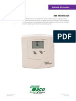 568 Thermostat: Hydronic Accessories