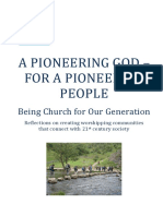 A Pioneering God Booklet March 2015pdf