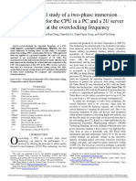 Experimental Study of A Two-Phase Immersion Cooling System For The CPU in A PC and A 2U Server Operated at The Overclocking Frequency