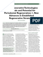 New Regenerative Technologies, Rationale and Potential For Periodontal Regeneration, 1. New Ad