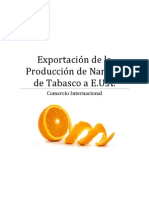 Exportación de Naranja (México-EUA)