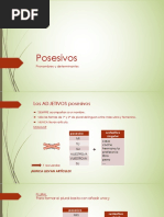 Posesivos