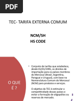 Tec - Tarifa Externa Comum