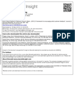 (2015) A Framework For Encouraging Retail Customer Feedback. Journal of Services Marketing, 29 (4), 280-292.