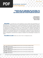 Caso de Estudio DISEÑO DE UN TABLERO DE CONTROL EN UNA PYME INDUSTRIAL APLICANDO LA METODOLOGIA DE INVESTIGACION-ACCION.