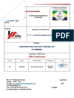 Offre Financière Contruction D'un Data Center LOT A