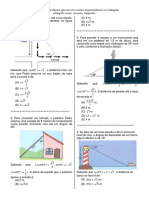 D5 - Razões Trigonométricas SAEB-SAEPE (3 Série - Mat.)