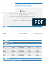 19 - 04 - 2022 - Lista Hasar (Abril 2022 V2)