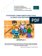 Atividades Complementares para Alunos Autista