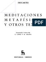 Descartes - Meditaciones Filosóficas