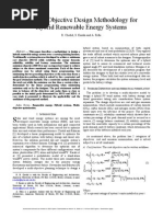 A Multi-Objective Design Methodology For Hybrid Renewable Energy Systems