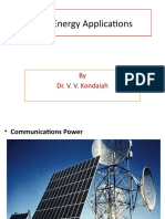 NCES-Applications of Solar Energy