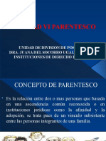 Unidad Vi Parentesco