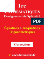 Inequations Avec Sin X Encore Corrige