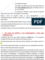 Ser Cheio Do Espírito Santo Não É Uma Opção