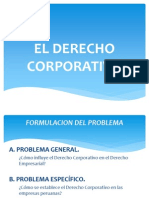 El Derecho Corporativo