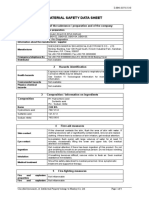 Material Safety Data Sheet: 1 Identification of The Substance / Preparation and of The Company