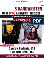 Topper's Handwritten PYQ Answer GS-4