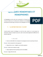 Homonymes 1