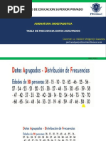 Tabla de Frecuencia - Datos Agrupados