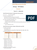 IB Biology Answers ThemeD