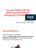 Norma Técnica de Los Servicios de Cuidados Intensivos