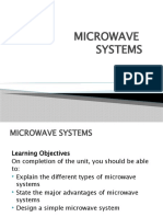 Lecture 1 - Microwave Systems