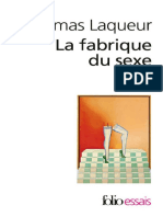 Thomas Walter Laqueur - La Fabrique Du Sexe - Essai Sur Le Corps Et Le Genre en Occident-Editions Gallimard (2013)