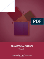 Unidad I - Contenido - Geometria Analítica I