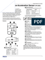 Wireless Force Acceleration Sensor PS 3202