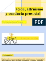 Cooperación, Altruismo y Conducta Prosocial