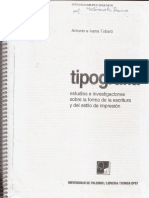 Libro - Tipografía - Antonio e Ivana Tubaro