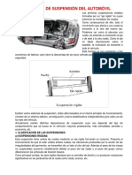 Sistema de Suspensión Del Automóvil