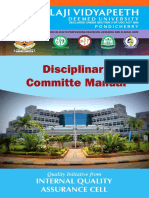 Disciplinary Committe Manual