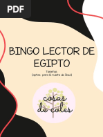 Bingo Lector de Egipto