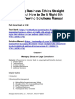 Managing Business Ethics Straight Talk About How To Do It Right 6th Edition Trevino Solutions Manual Download