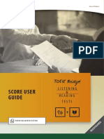 TOEIC Bridge L&R Score User Guide - 2