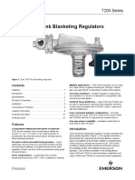 Data Sheets t205 Series Tank Blanketing Regulators Bulletin Fisher en en 6096028