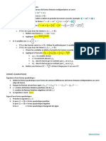 Algo Réduction Gauss & Formes Quadratiques