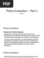 Policy Evaluation - Part 2