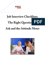 Job Interview Checklist