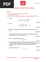 Evaluación Final de Matemática para La Gestión