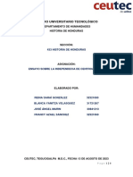 Ensayo Independencia de Centro America Grupo 2.2 - Historia de Honduras 433