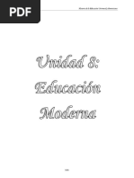 Cap 8 - Educación Moderna