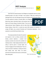 Cebu Pacific SWOT Analysis Paper - AOM3A