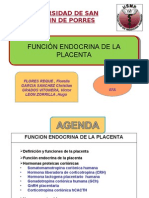 FX Endocrina de La Placenta.