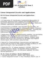 ECE Sem 5 Syllabus