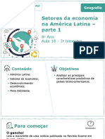 Aula 18 - Setores Da Economia Na América Latina - Parte 1 - 541382