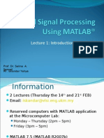 DSP Using Matlab® - 1