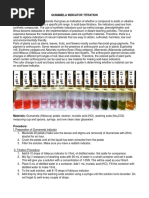 Gumamela Indicator Titration